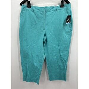 Kim Rogers Capri Pants 16p Relaxed Fit Straight Leg Comfort Waist Casual Shannon